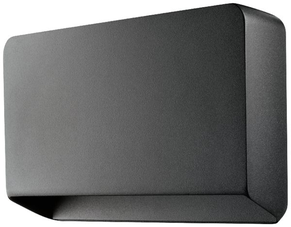 Applique LED SG Arlon 10W 920lm 827 IP65 REG 270×150×47mm nero