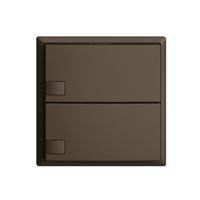 KNX-Taster RGB EDUE, 250mW, o.LED, 2×Taste, 1×Tastenb., cof