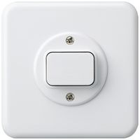 UP-Frontset basico 86×86mm weiss für Druckschalter/-taster