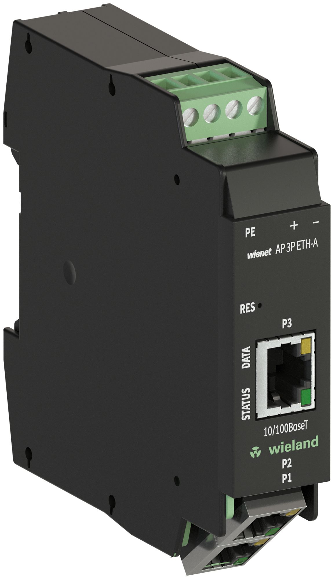 Access Point wienet AP 3P ETH-A-A, 802.11b/g/n, 3×RJ45 10/100BaseT, 2.4GHz