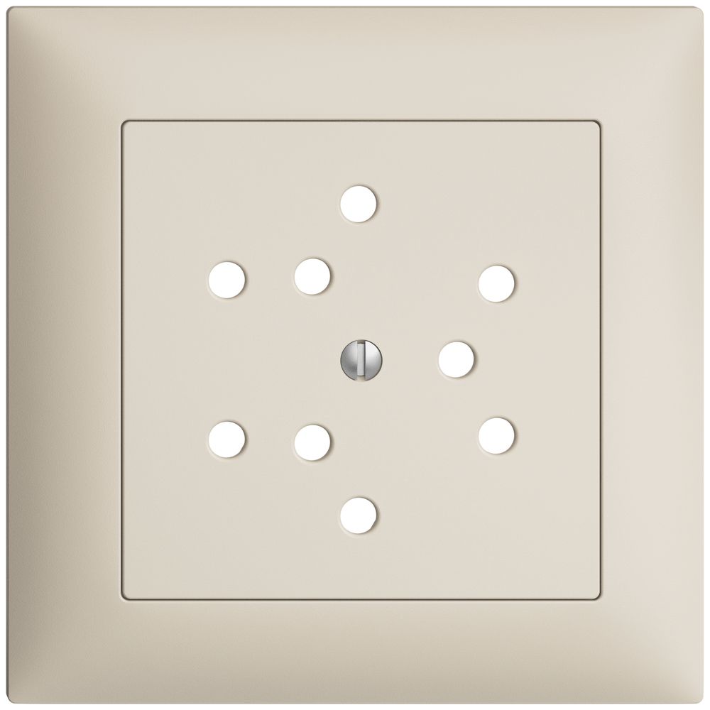 Frontset EDIZIOdue crema 88×88mm 3×T12