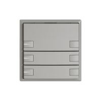 Pulsante universale EDIZIO.liv UNI SNAPFIX® c.LED RGB 3× com.2T grc