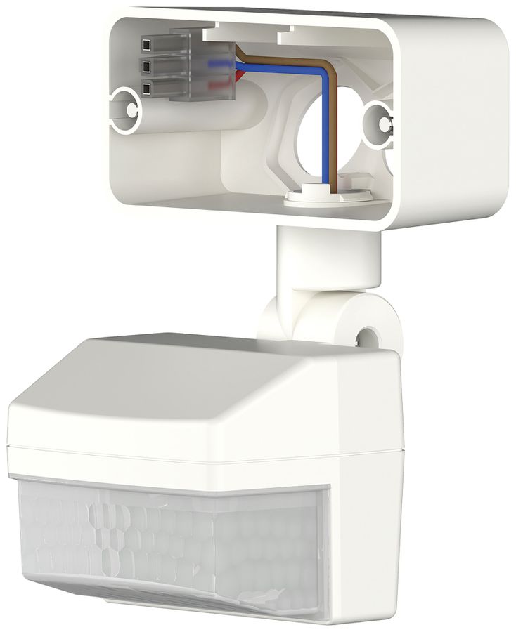 Module détecteur de mouvement Theben theLeda B 0…180° 3×12m Ø12m IP55 blanc