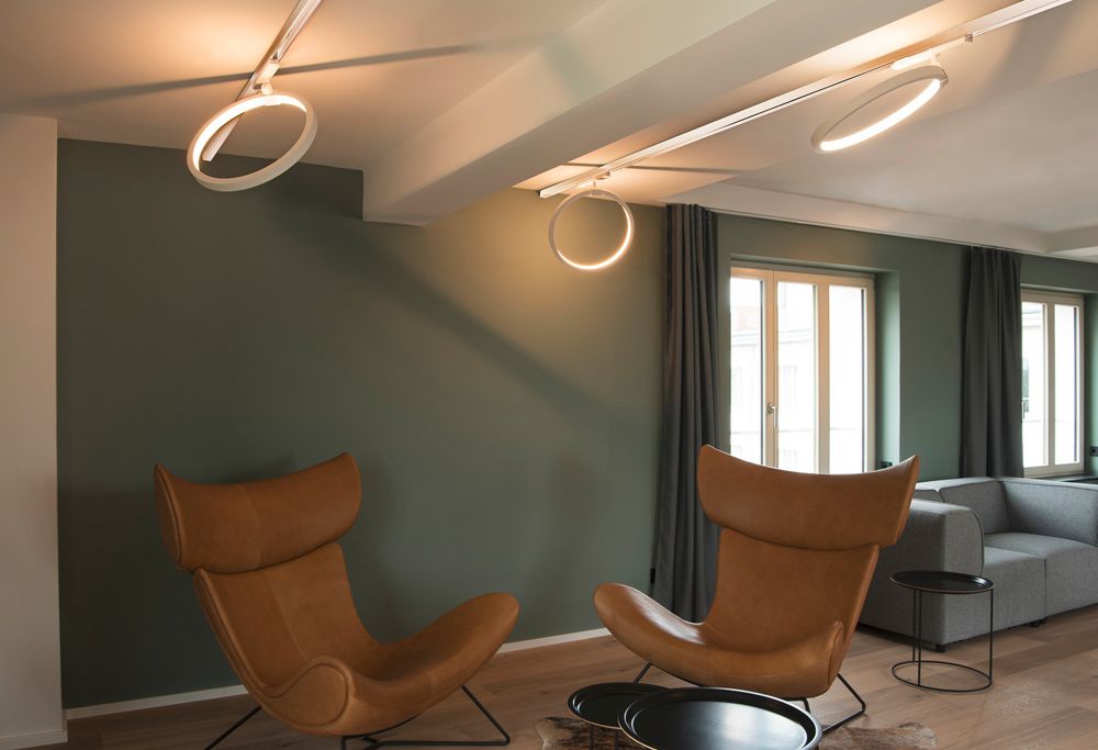 Spot LED SLV 3~ ONE 40 TRACK DALI 15.2W 650lm 3000K 170° Ø400mm blanc