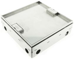 Boîte de sol Woertz WAK Cr 200×200×75mm hauteur de sol 75…100mm avec bord