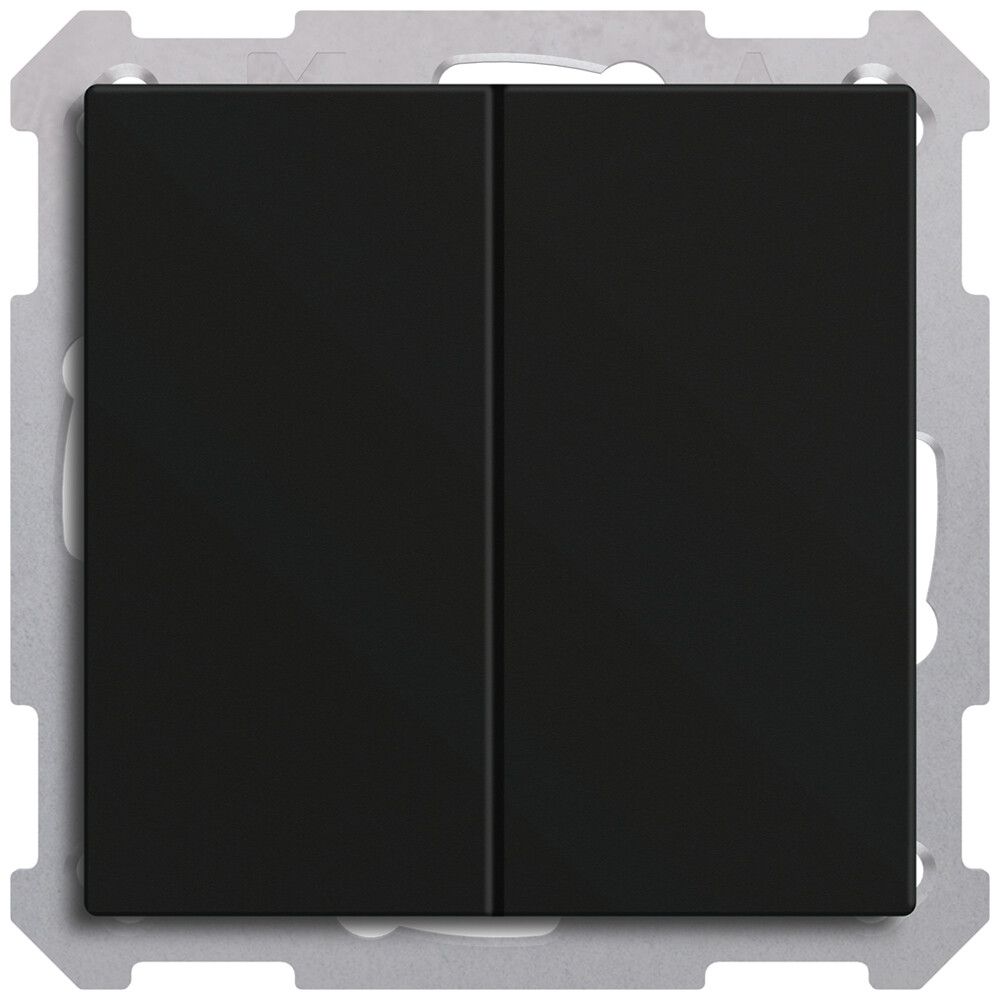 Pulsante KNX RF+ INC MDT RF-TAL60B216.01S 2t/4a temp nero opaco "neutrale"