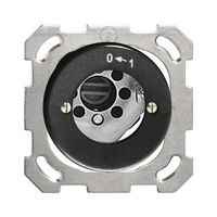 UP-Schwenktaster 0<-1/2P schwarz für Sicherheitsschloss, ohne Zylinder