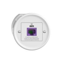 Rückführungsdose STANDARDdue Q 1×RJ45 f.Swisscom VoIP, 8 polig, UTP, weiss