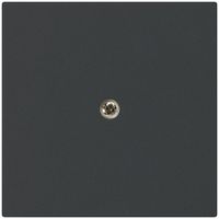 Placca frontale kallysto nero per 60×60 per elemento di potenza