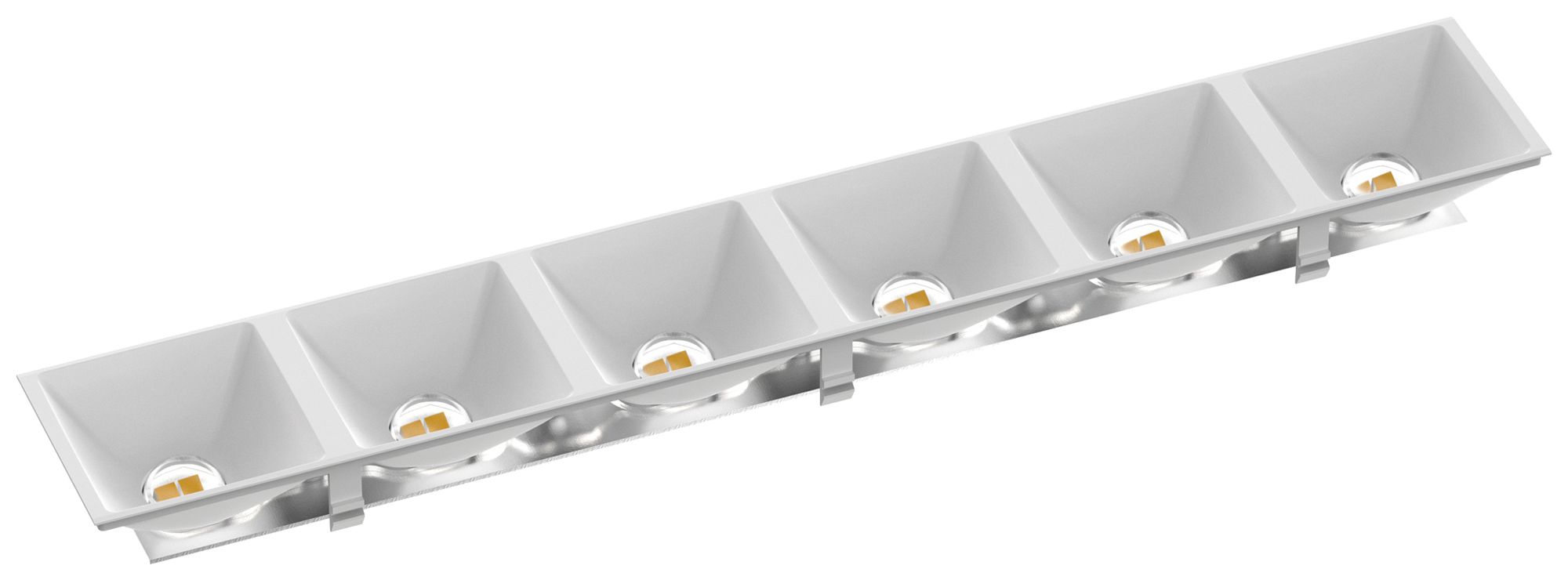 Module réflecteur LED Sylvania Otao Linear 3000/4000K 80° 285×50mm blanc 4 pcs