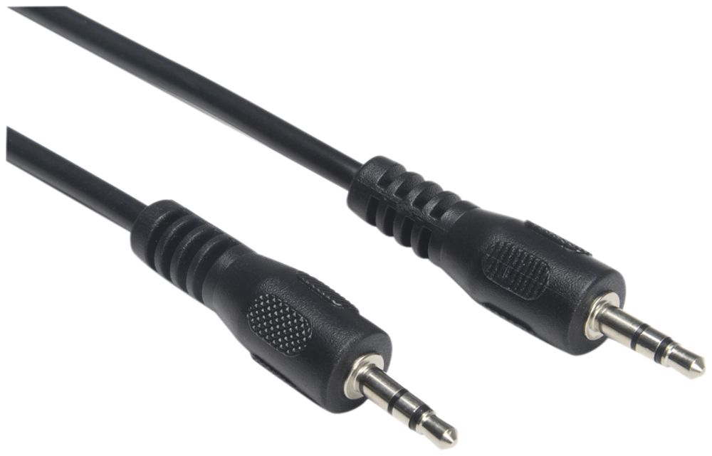 Câble audio analogique Ceconet, Jack 3.5mm ↔ Jack 3.5mm, AWG28, noir, 7.5m