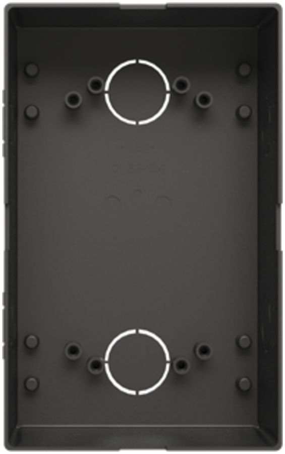 UP-Einlassdose ABB-Welcome, Grösse 1/2 (2 Module), schwarz