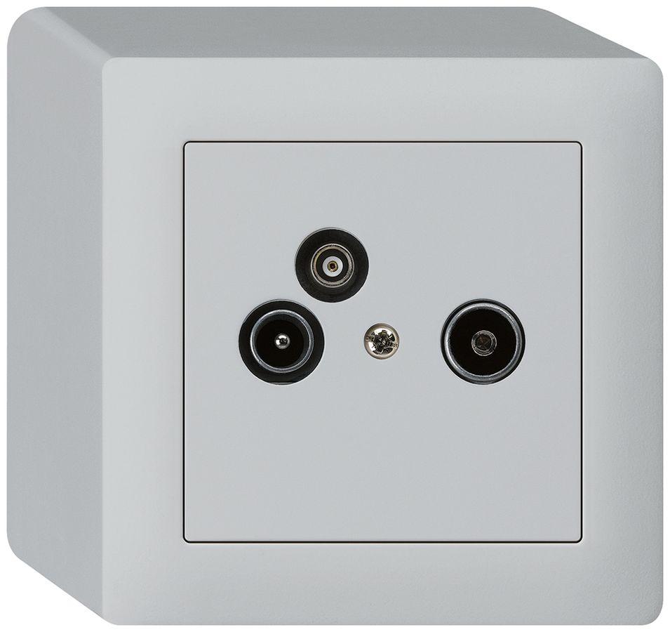 AP-Antennendose R/TV-Daten kallysto 19dB hellgrau