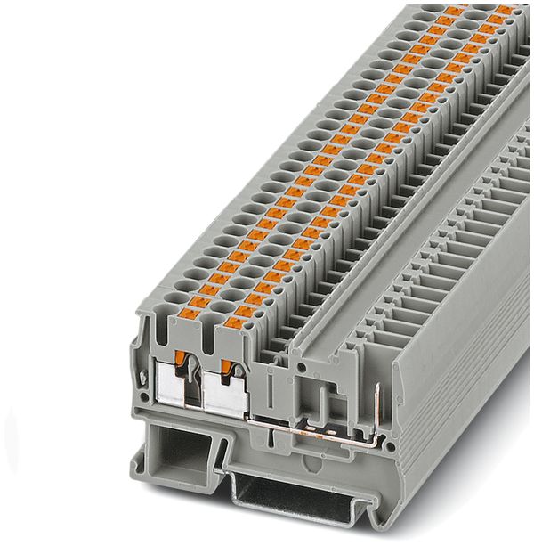 Reihenklemme 0.14…4mm² Schenkelfederanschluss grau