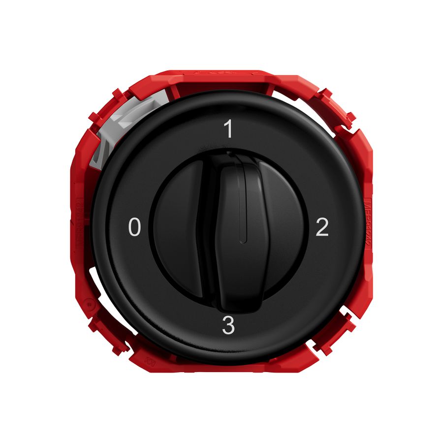 Interrupteur rotatif STANDARDdue SNAPFIX® manette commut.multiple 5/1L no