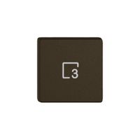 Taste 1/4 EDIZIO.liv Wiser mit SNAPFIX® mit Symbol Szene 3 br