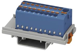 Verteilerblock PX PTFIX 4/18X1.5-NS35 BU