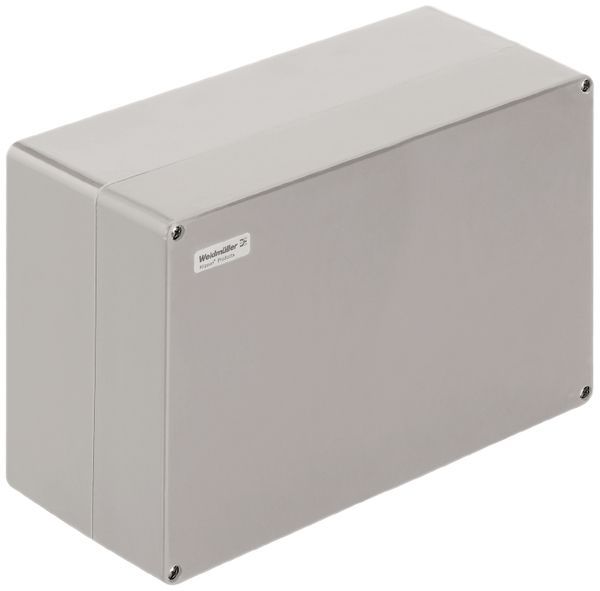 Gehäuse Polyester Weidmüller POK 400×250×160mm glasfaserverstärkt silbergrau