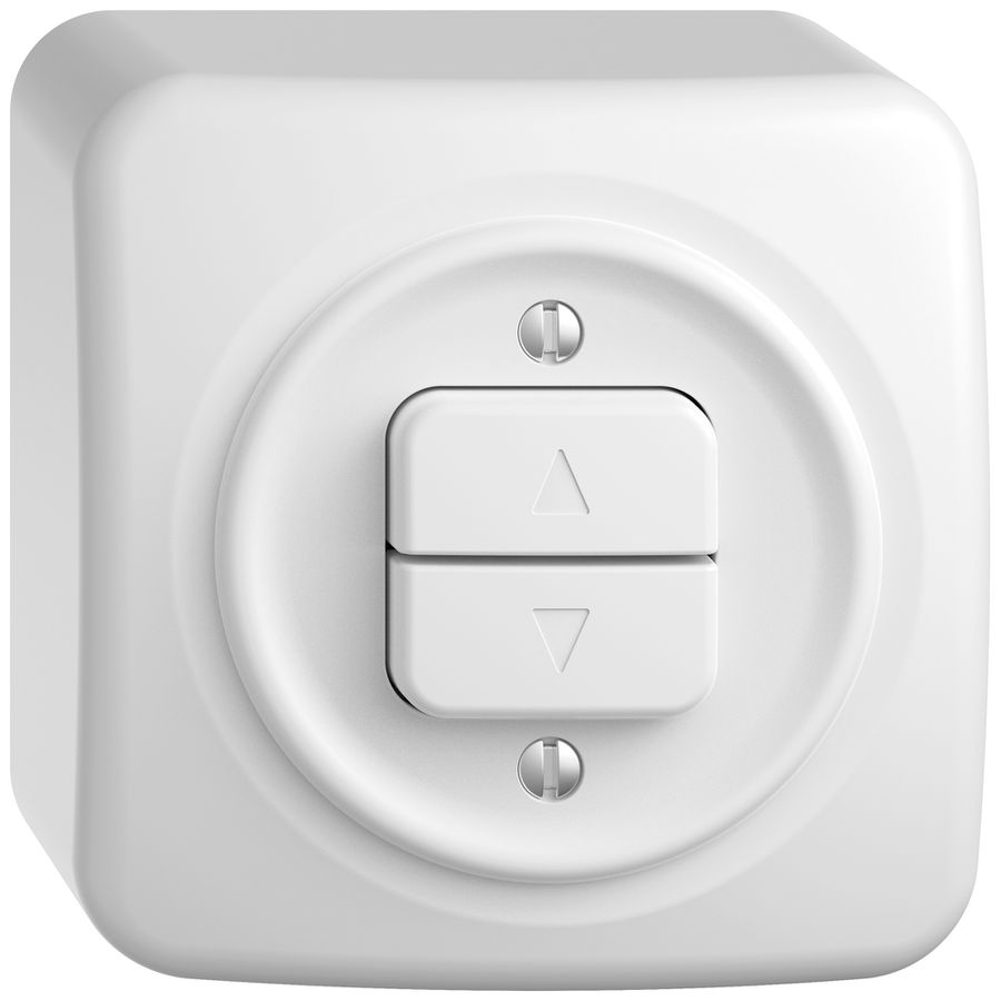 Interruttore p.tapparelle AP STANDARDdue SNAPFIX® 10A 250V 2 tasto 1 canale bi