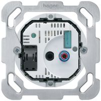 UP-Thermostat Hager F, mit Schalter Heizen/Kühlen