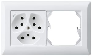 UP-Kombination kallysto.line Gr.I-I horizontal 3×Typ 13S+leer weiss