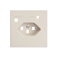 Frontset EDIZIOdue zu FI-Steckdose F, T23, crema