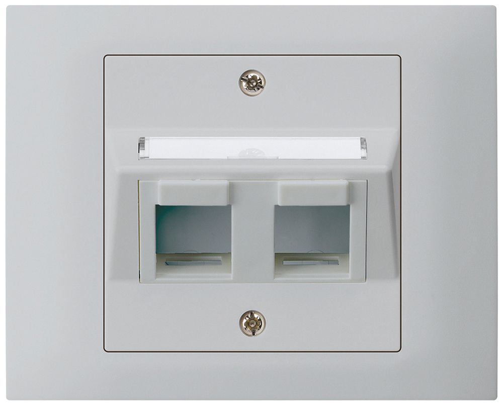 EB-Montageset kallysto mit EB-Dose G3 2×Keystone hellgrau