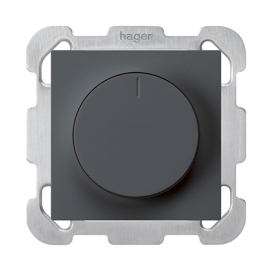 UP-Universaldimmer kallysto B Phasenanschnitt mit LED anthrazit