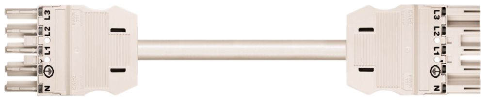 Câble de connexion WINSTA MIDI 5×2.5mm² 20A 400V 5m cod.A blanc
