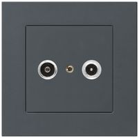 UP-Antennendose kallysto.pro R/TV 14dB 2GHz anthrazit