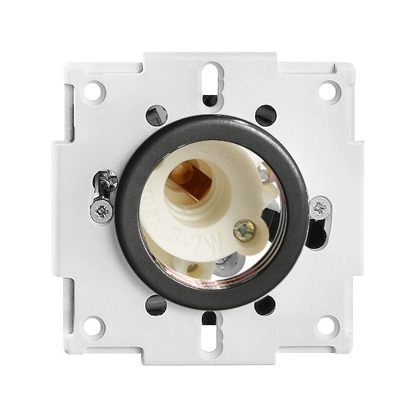 Lampada spia INS 7W E14 nero senza lente bombata