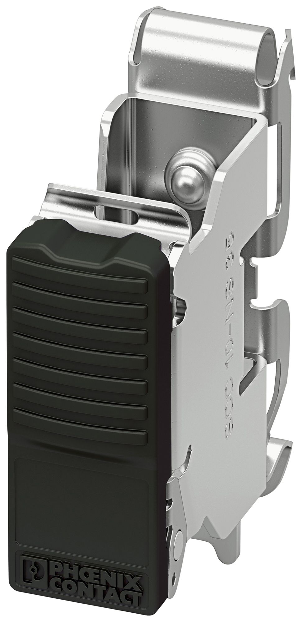 Schirmanschlussklemme PX SCC 10-NS35 für NS 35/7.5 NS 35/15 schwarz