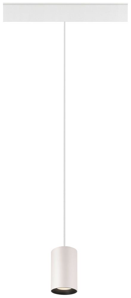 Lampada sospesa LED SLV NUMINOS XS 48V AD 8.7W 700lm 940 DALI Ø50 bianco/nero