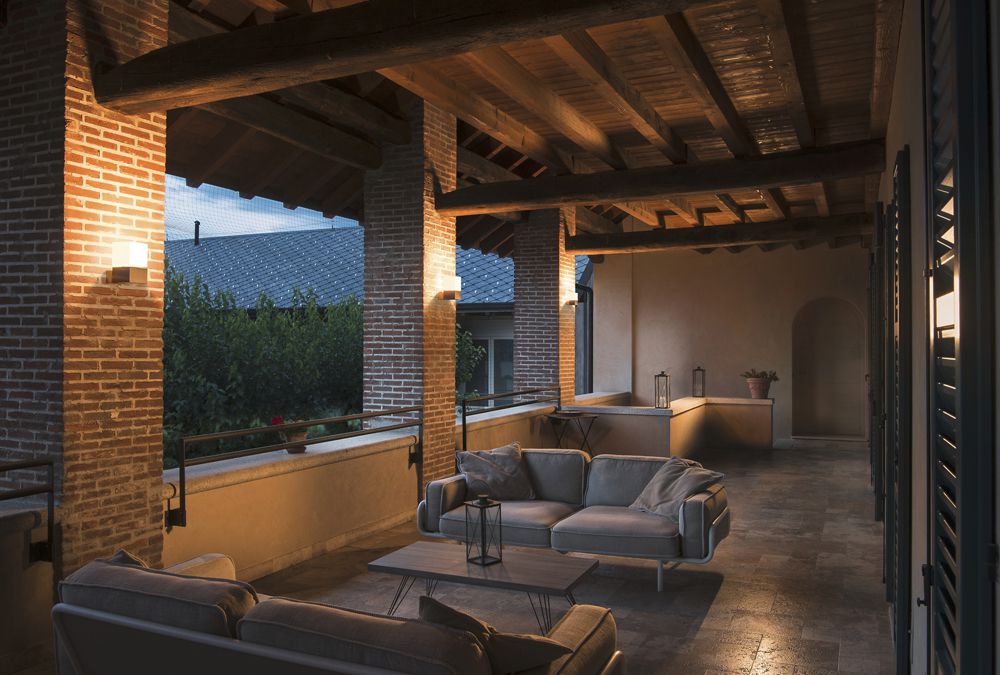 Lampada a muro SQUARE WALL E27 20W IP44 all spazzolato