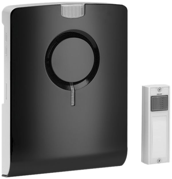 Kit campanello RF AP Grothe MISTRAL 650 4×1.5V/8…12V AC/DC, nero