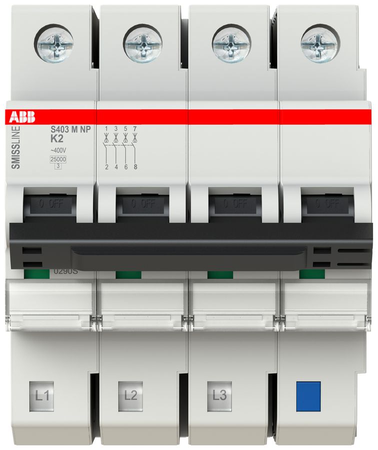 Disgiuntore SMISSLINE TP S 4×2A K 50kA NP