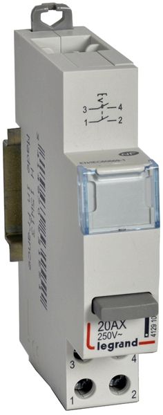 Poussoir INC Legrand CX3 2F