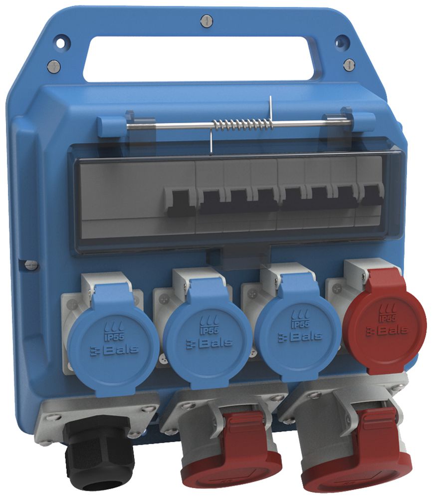 Stromverteiler Bals EVKB 13/40A 3×T23 1×T25 1×CEE16 1×CEE32 1×FI 2×LS