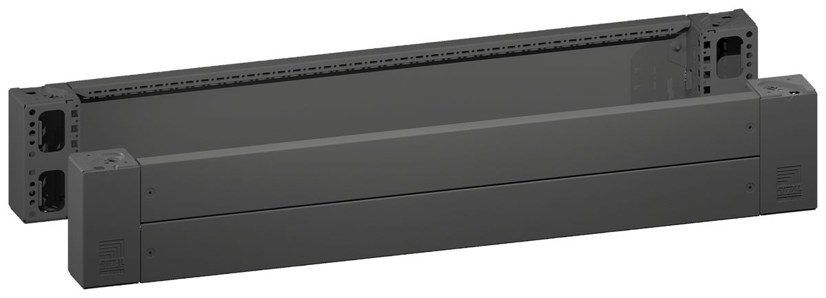 Cache-socle Rittal VX 8660.025 1200×200×24mm face/revers acier noir