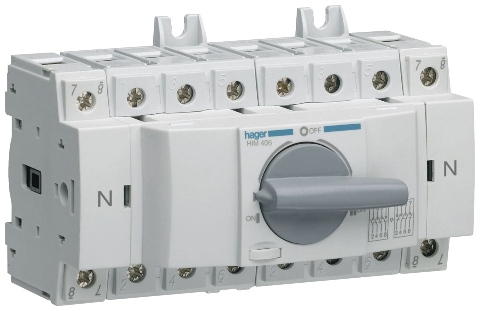 REG-Lastumschalter Hager 4L 63A