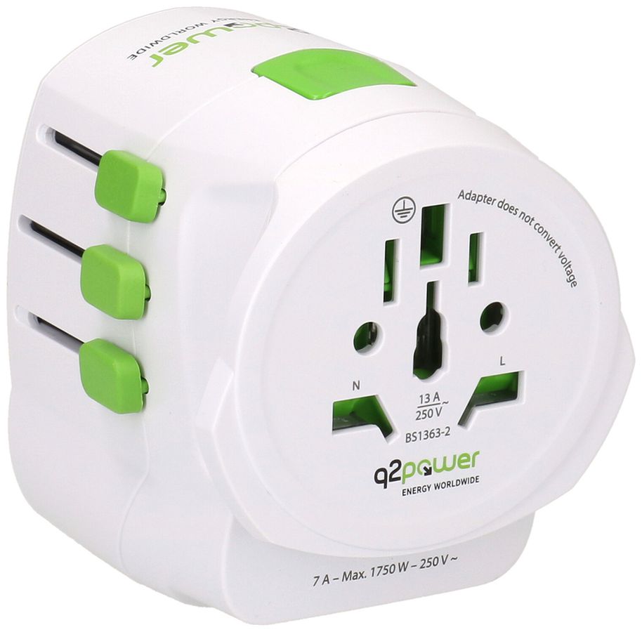 Fiche d'adaptation MH q2power QDAPTER LIGHT USB AC WORLD