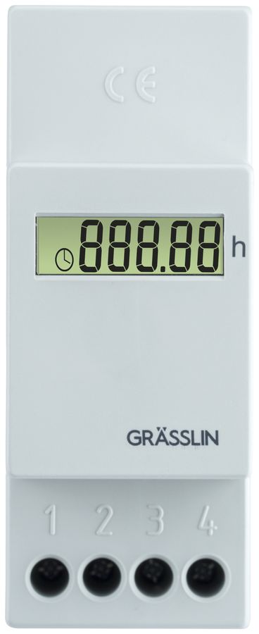 Compteur d'heures de service AMD Elbro taxxo 9403, 24…240VAC / 12…150VDC, gris