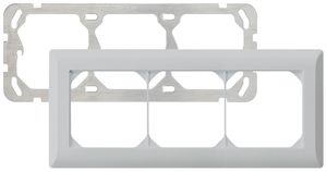 UP-Kopfzeile kallysto.line 1×3 hellgrau horizontal