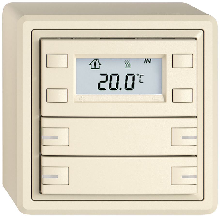 AP-RTH-Taster EDIZIO.liv SNAPFIX® m.RGB-LED 4×Taste 1-Tbed.cr