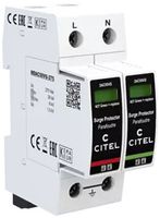 Überspannungsableiter  Citel DAC50VGS-11-275, Typ 2+3, 2-polig