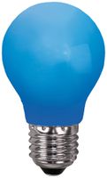 Lampe LED M. Schönenberger E27 0.9W 6lm 96mm A55 opalin bleu