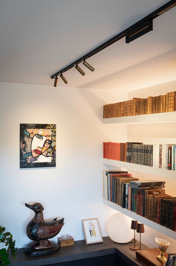 Spot LED SLV GRIP S 1×9.8W 610lm 930 29° DALI 48V AD Ø30×101mm bronzo