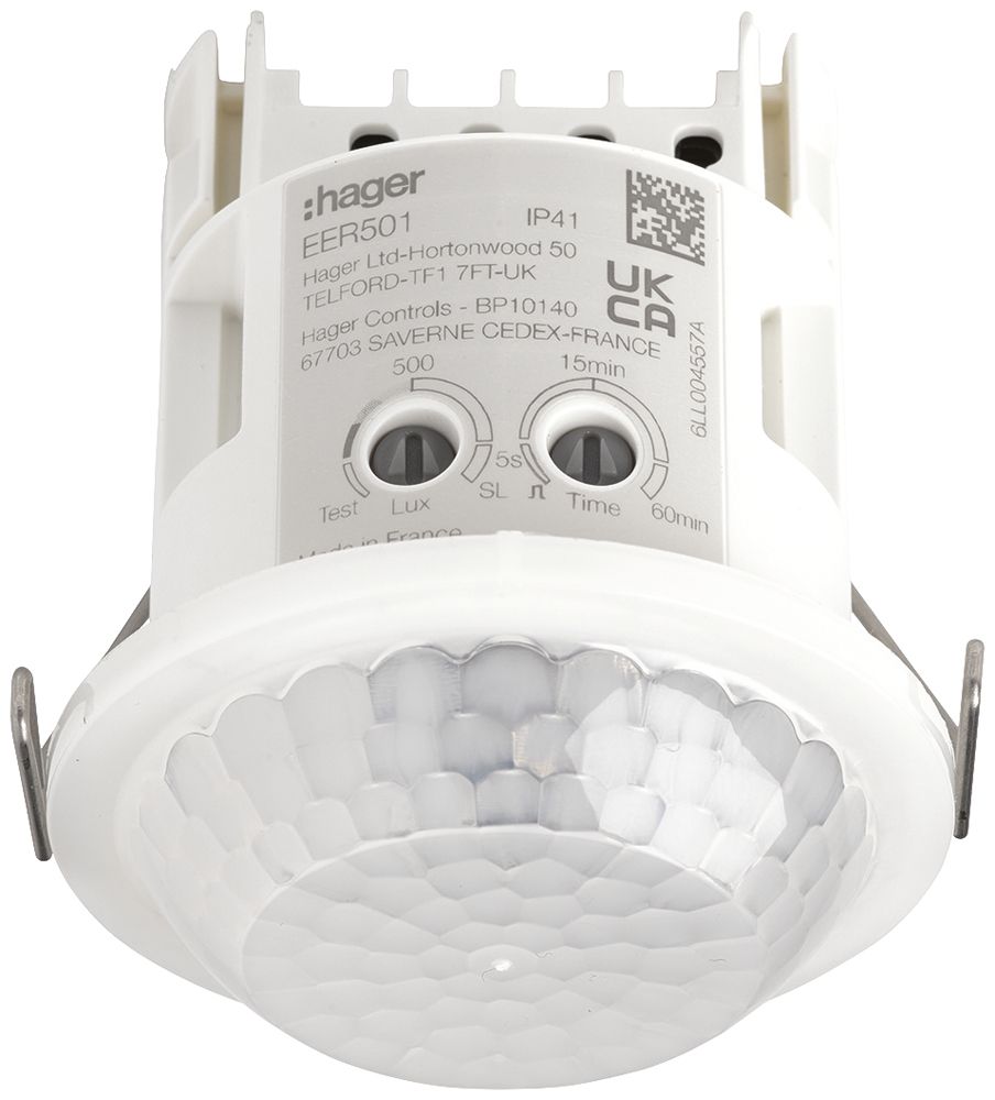 UP-Bewegungs- und Präsenzmelder Hager 360° Mini 10m Ø On/Off