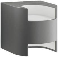 LED-Wandleuchte Grass 9W 2700K 800lm IP44 anthrazit