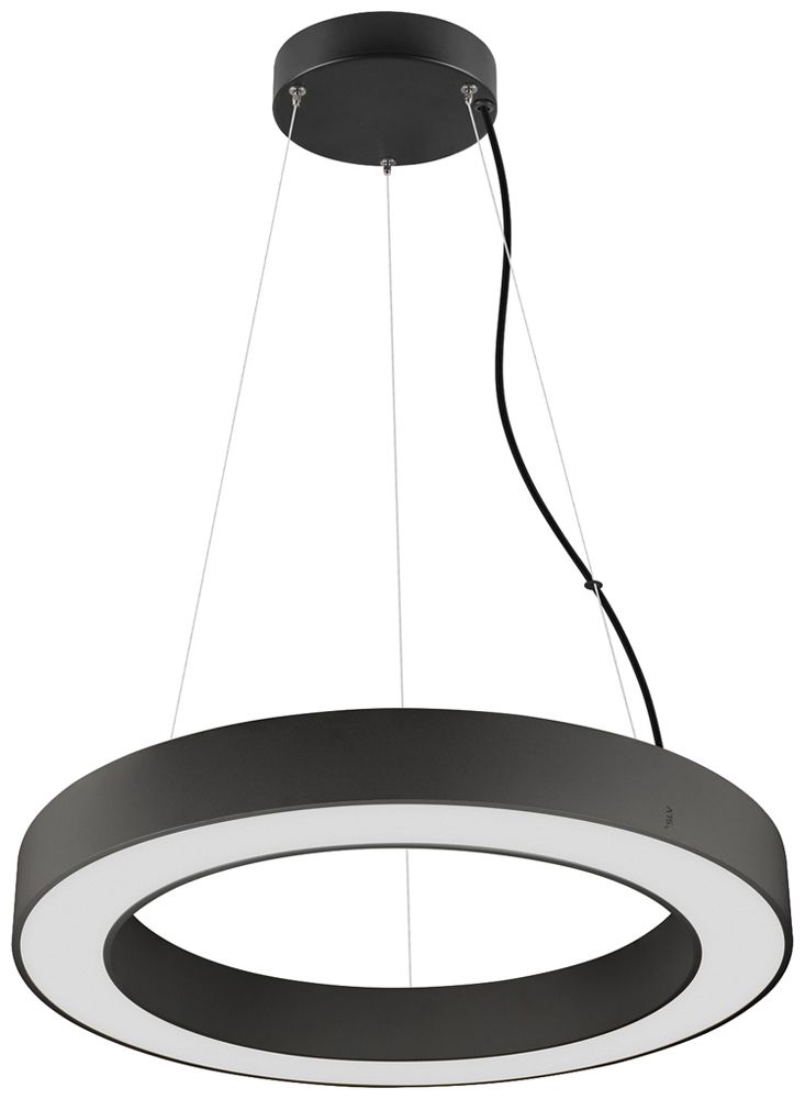 LED-Pendelleuchte SLV MEDO RING 60 27W 3750lm 930/940 DIM Ø600mm schwarz